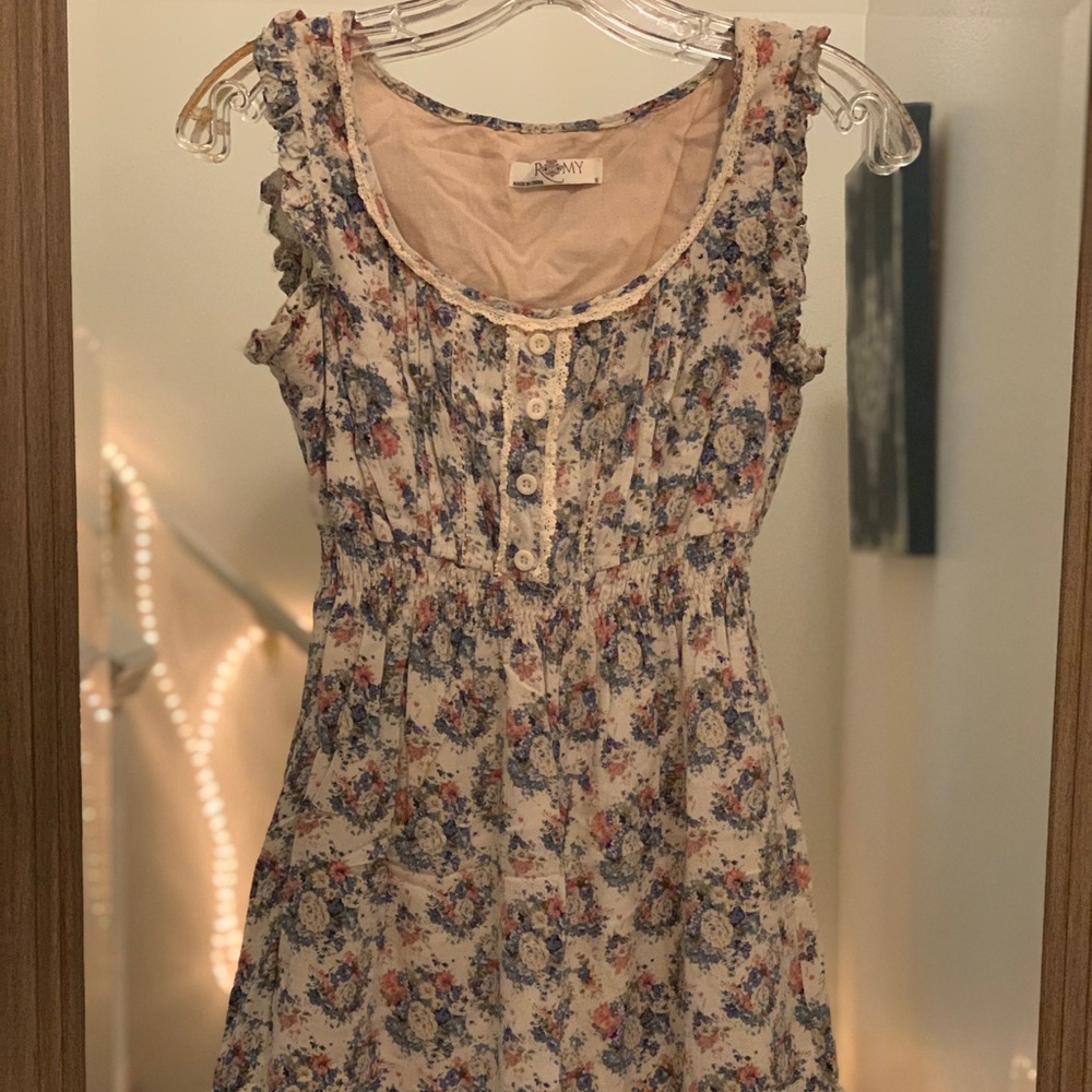 Vintage Floral Dress